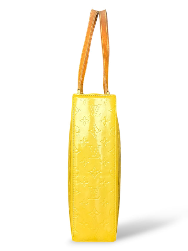 Louis Vuitton Columbus Handtasche Vernis Monogram Gelb