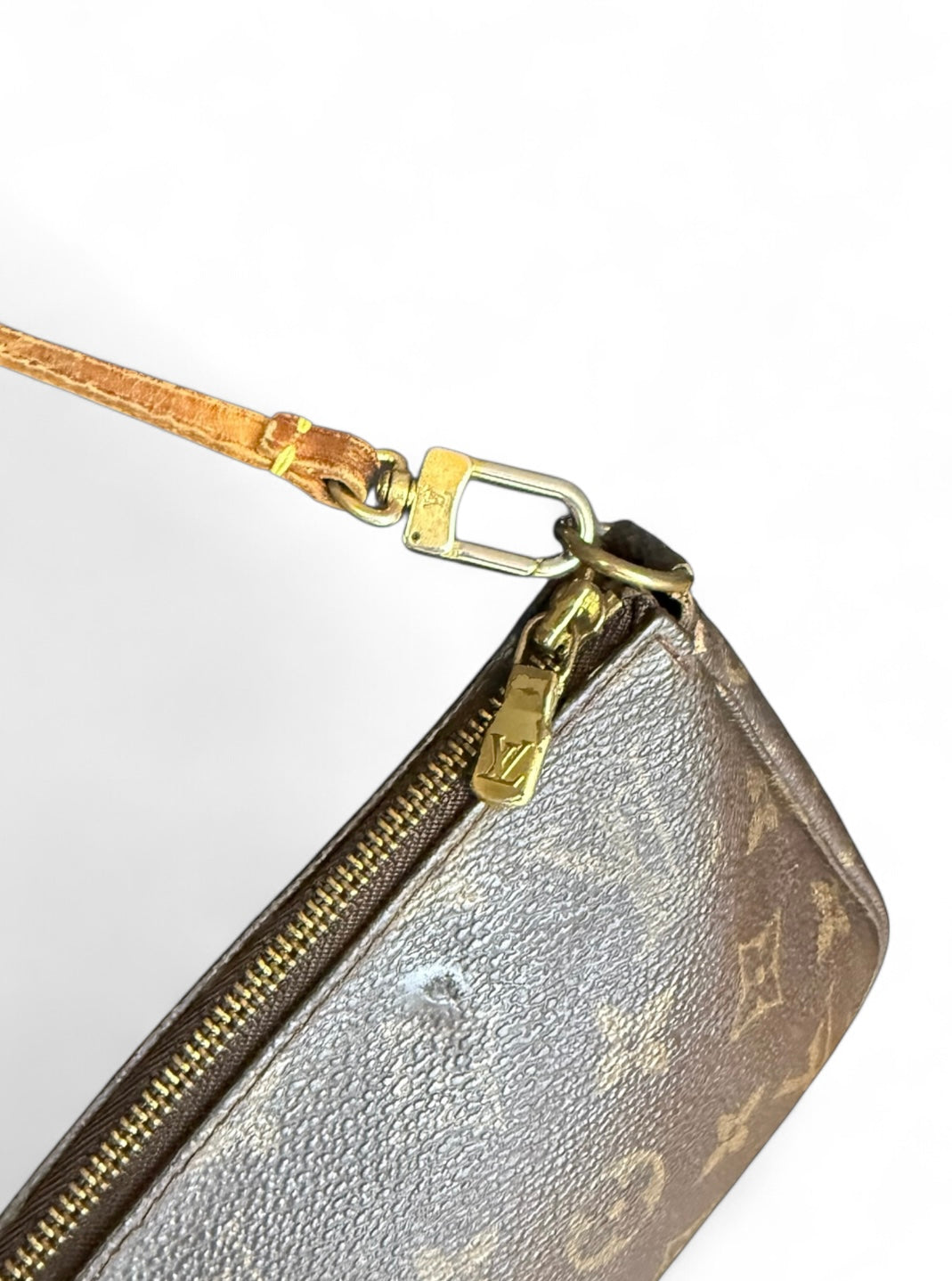 Louis Vuitton Pochette Accessoires Handtasche Monogram Braun