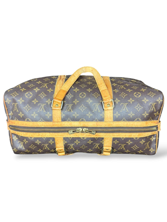 Louis Vuitton Sac Souple 45 Reisetasche Weekender Keepall Monogram Braun