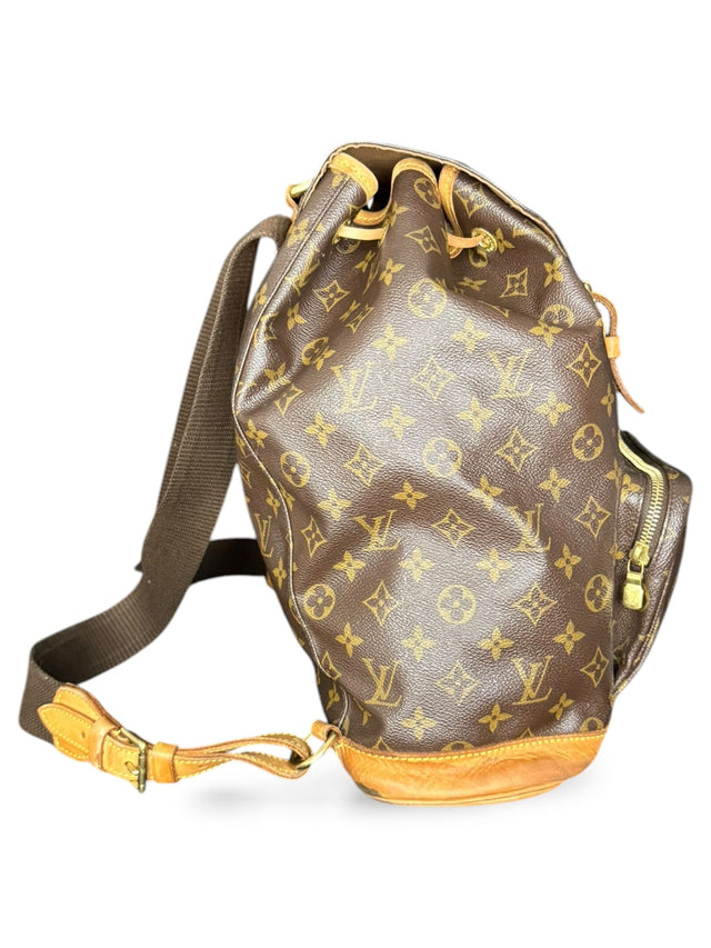 Louis Vuitton Montsouris GM Rucksack Tasche Monogram Braun