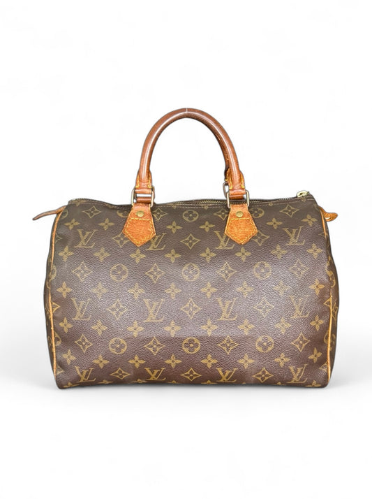 Louis Vuitton Speedy 30 Handtasche Monogram Braun