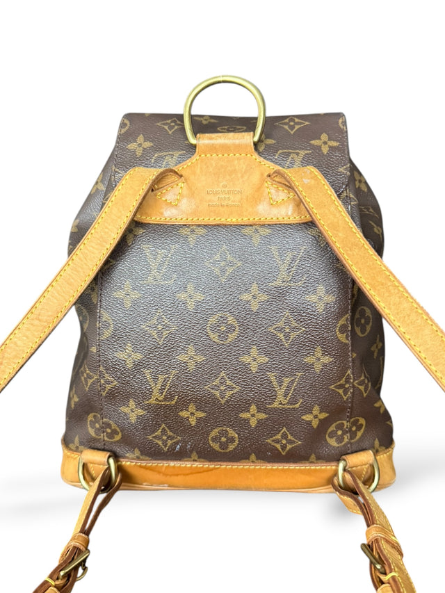 Louis Vuitton Montsouris MM Rucksack Tasche Monogram Braun
