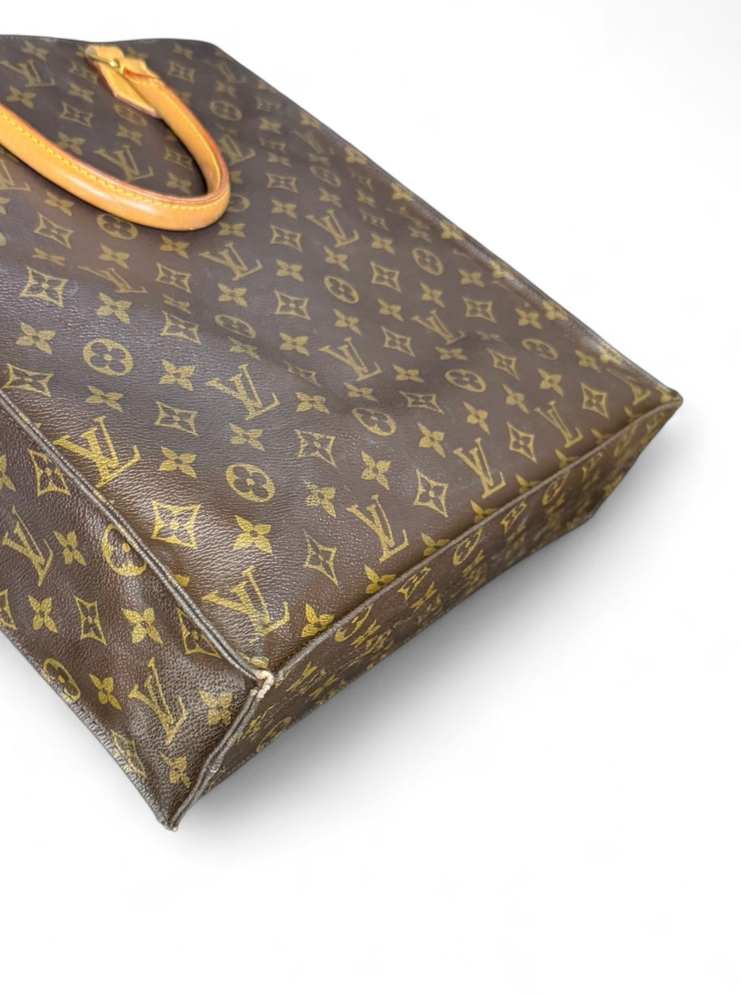 Louis Vuitton Sac Plat Handtasche Tote Bag Shopper Monogram Braun