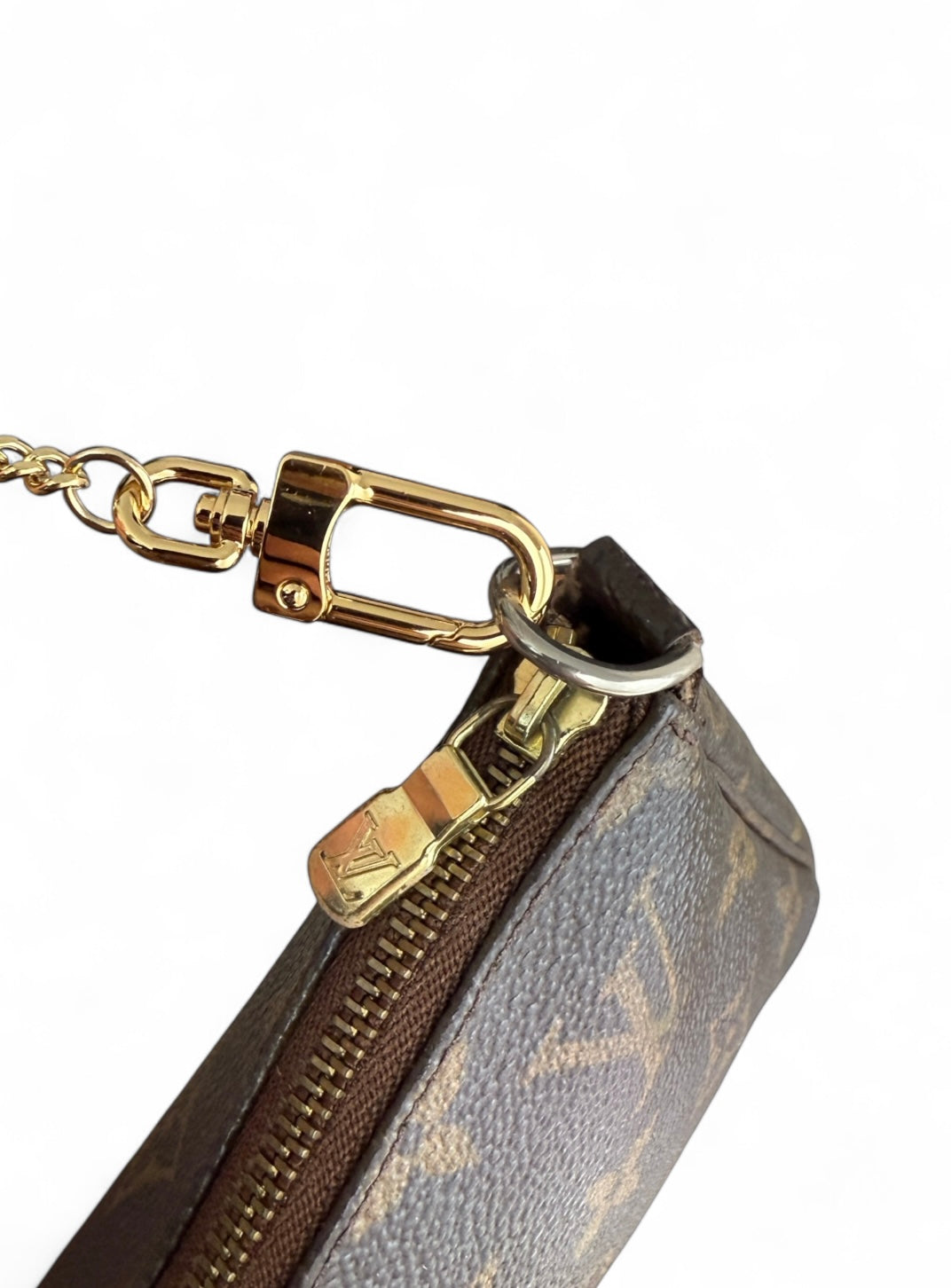 Louis Vuitton Pochette Accessoires Handtasche Monogram Braun