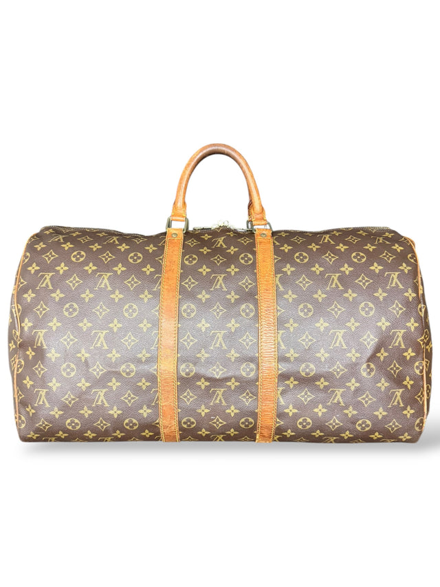 Louis Vuitton Keepall 55 Reisetasche Weekender Tasche Monogram Braun