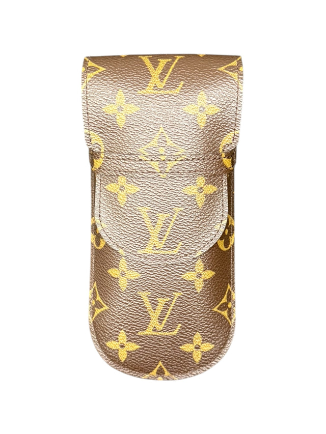 Louis Vuitton Brillenetui Brillencase Stiftetui Monogram Braun