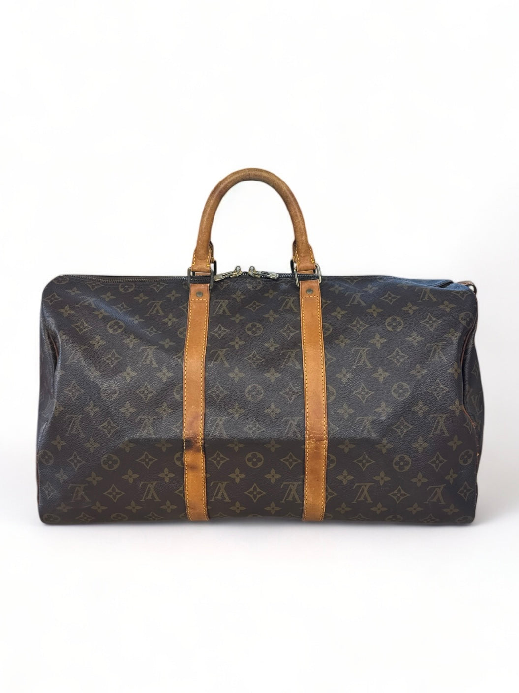 Louis Vuitton Keepall 50 Reisetasche Weekender Tasche Monogram Braun