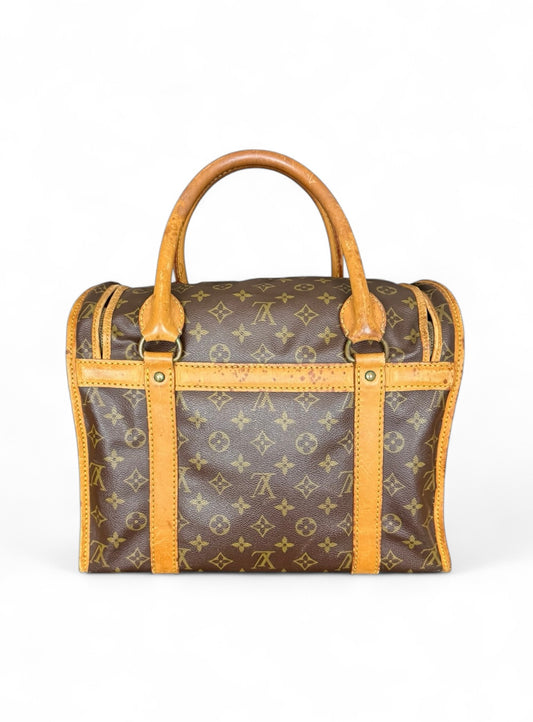 Louis Vuitton Sac Chien Reisetasche Weekender Tasche Monogram Braun