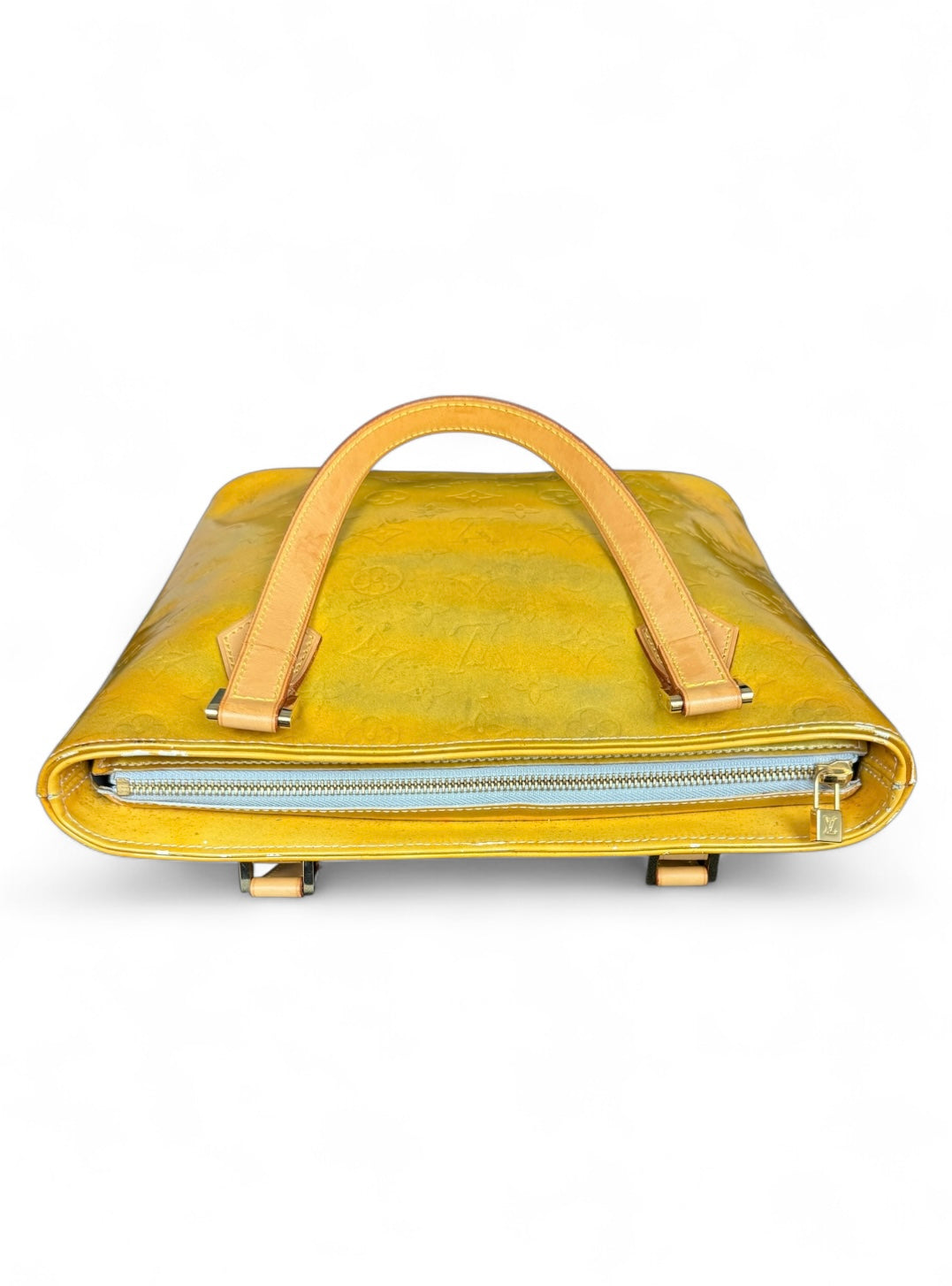 Louis Vuitton Houston Handtasche Vernis Monogram Gelb