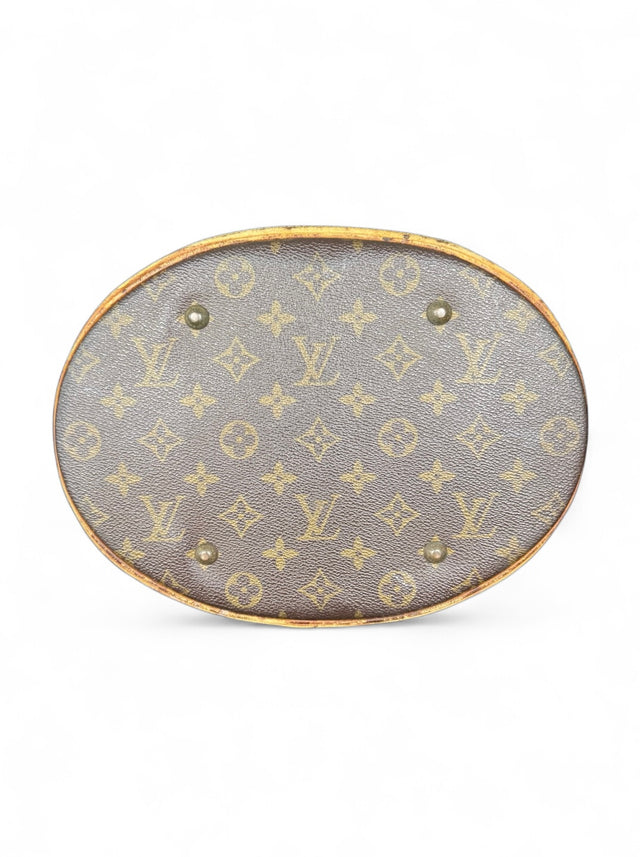 Louis Vuitton Bucket GM Handtasche Shopper Monogram Braun
