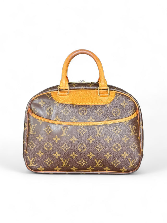 Louis Vuitton Deauville Mini Handtasche Monogram Braun
