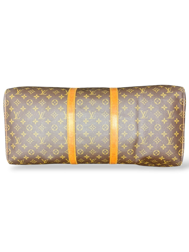 Louis Vuitton Keepall 55 Reisetasche Weekender Tasche Monogram Braun