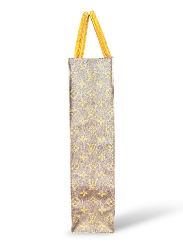 Louis Vuitton Sac Plat Handtasche Tote Bag Shopper Monogram Braun