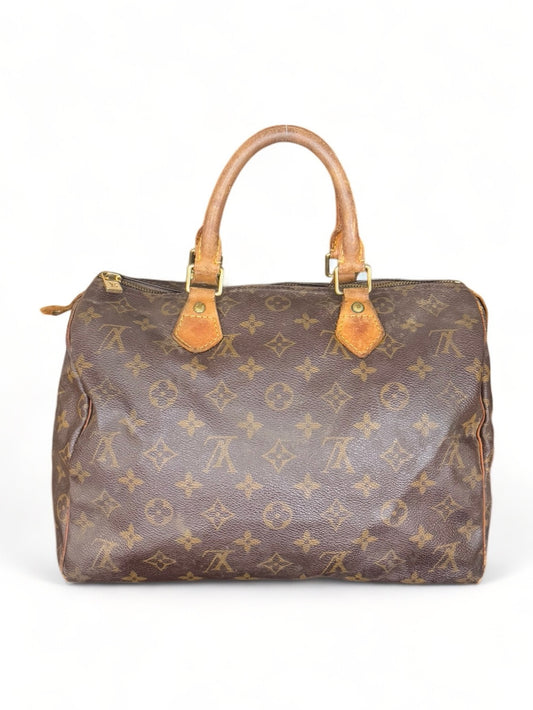 Louis Vuitton Speedy 30 Handtasche Monogram Braun