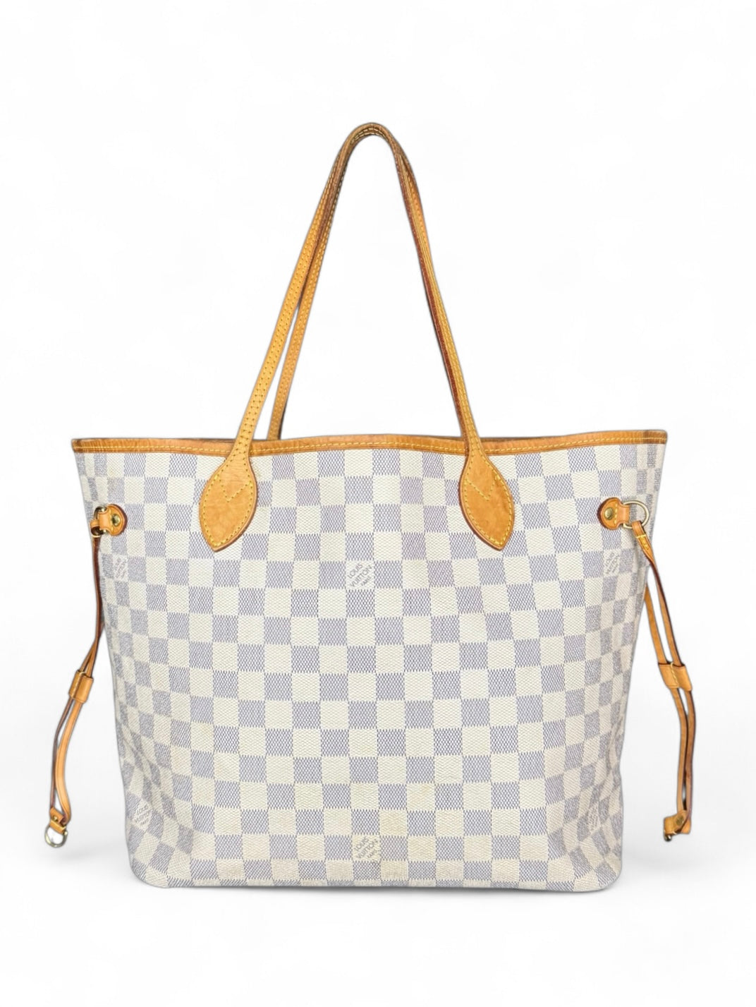 Louis Vuitton Neverfull MM Handtasche Shopper Damier Azur