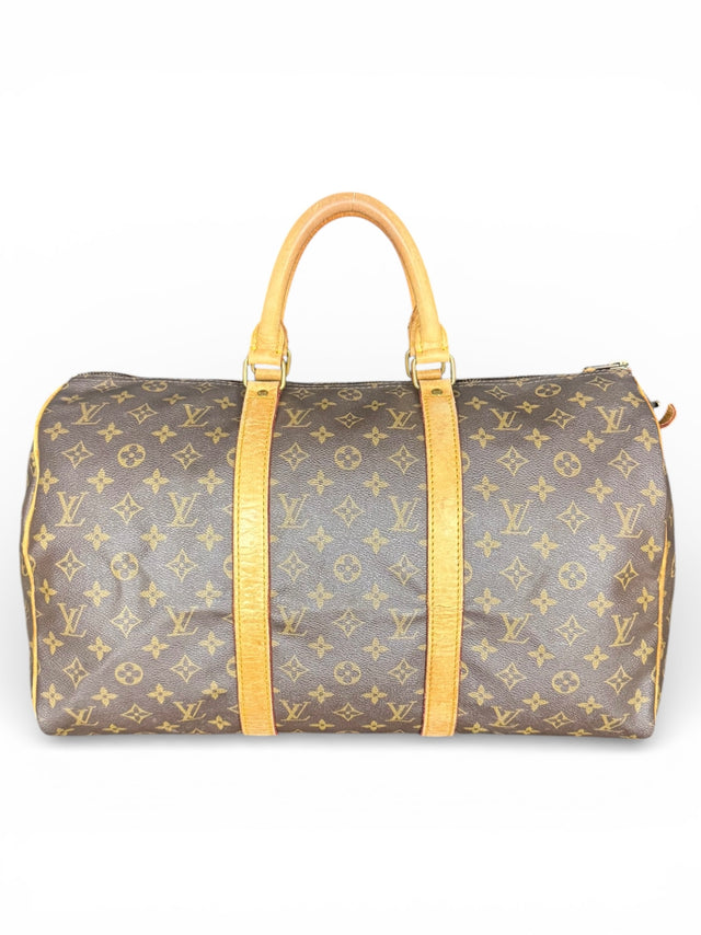 Louis Vuitton Keepall 45 Reisetasche Weekender Tasche Monogram Braun