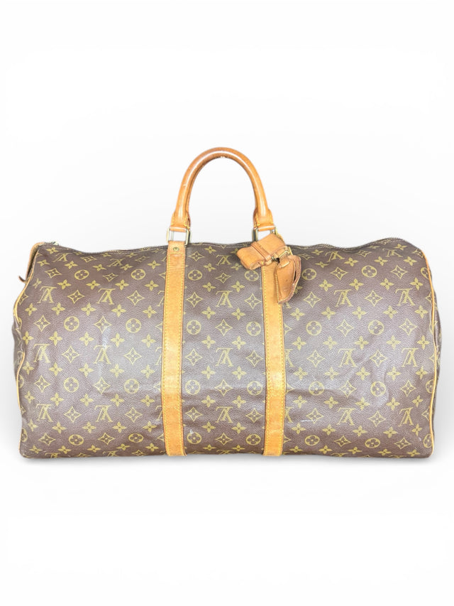 Louis Vuitton Keepall 55 Reisetasche Weekender Tasche Monogram Braun