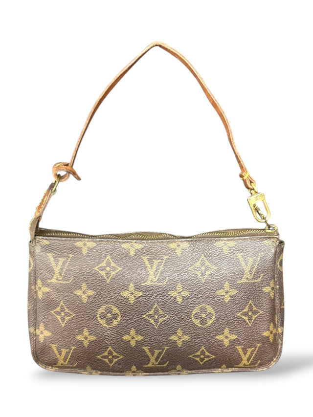 Louis Vuitton Pochette Accessoires Handtasche Monogram Braun