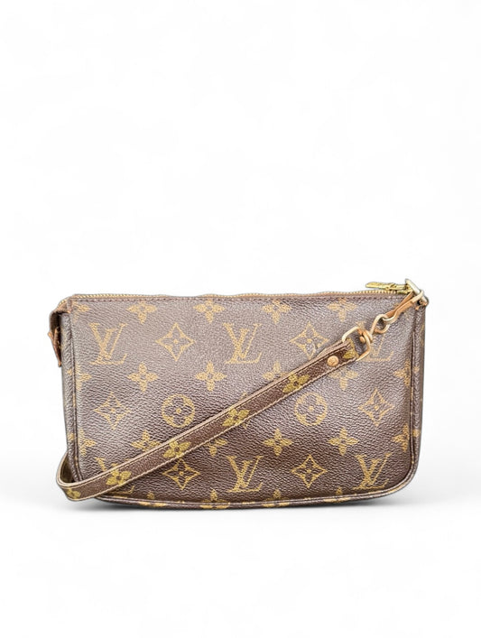 Louis Vuitton Pochette Accessoires Handtasche Monogram Braun