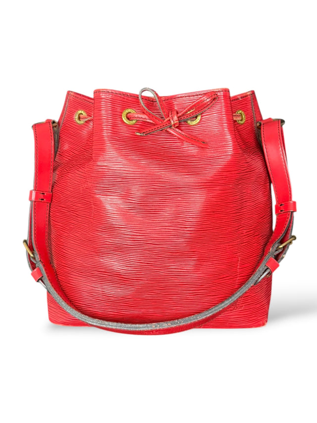 Louis Vuitton Sac Noe Petit Handtasche Epi Leder Rot