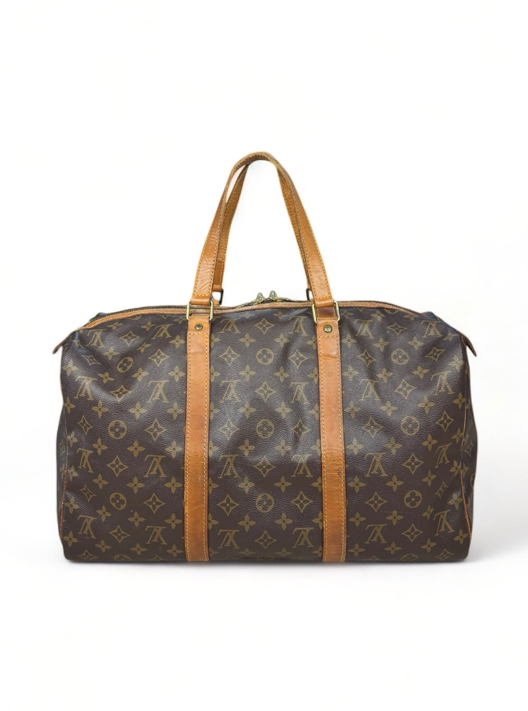 Louis Vuitton Sac Souple 45 Reisetasche Weekender Keepall Monogram Braun