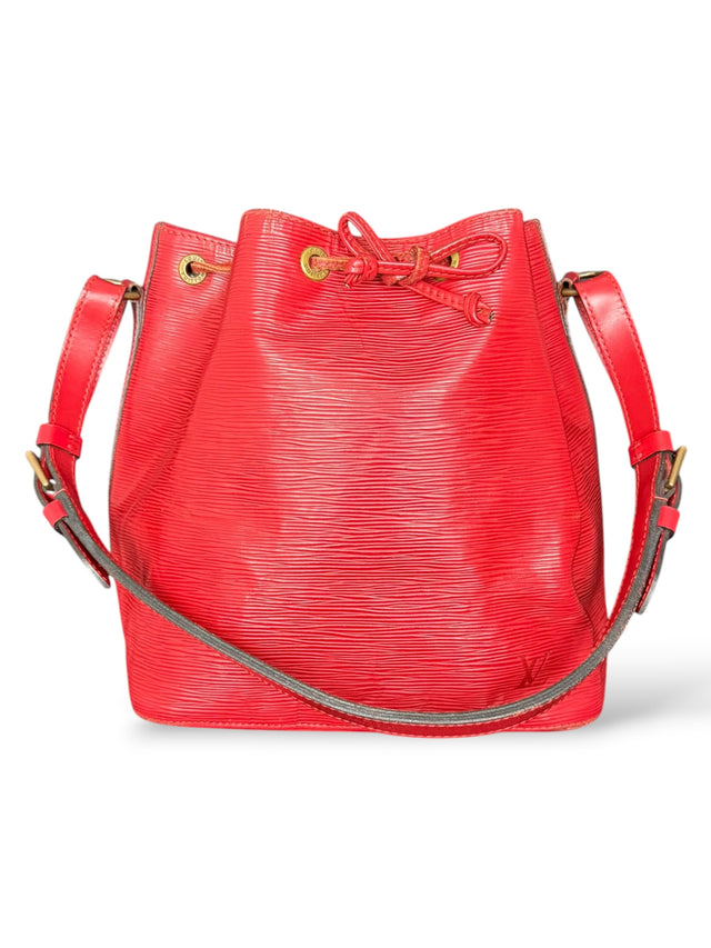 Louis Vuitton Sac Noe Petit Handtasche Epi Leder Rot