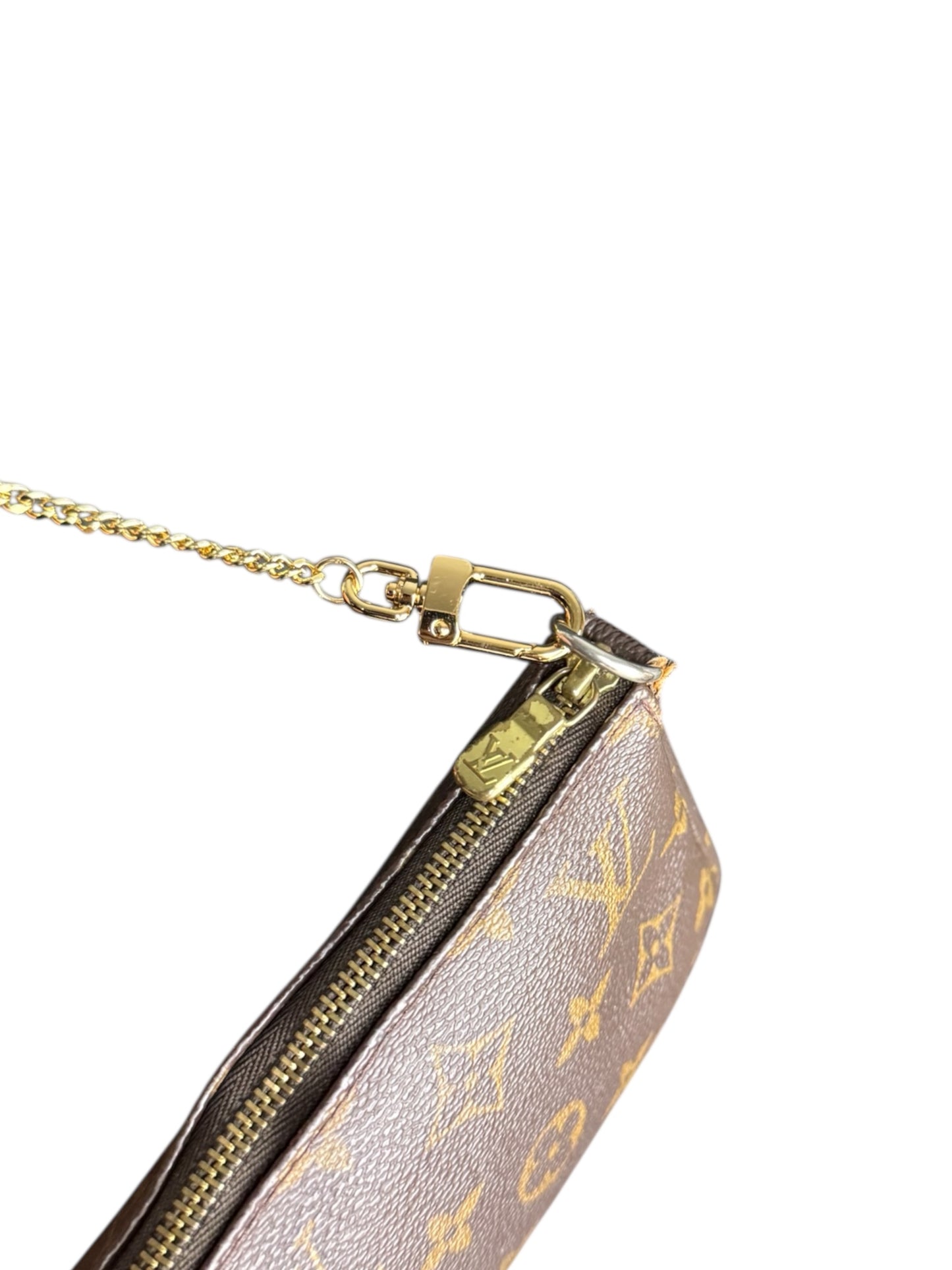 Louis Vuitton Pochette Accessoires Handtasche Monogram Braun