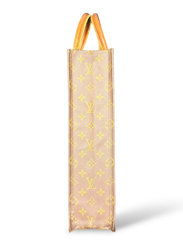 Louis Vuitton Sac Plat Handtasche Tote Bag Shopper Monogram Braun