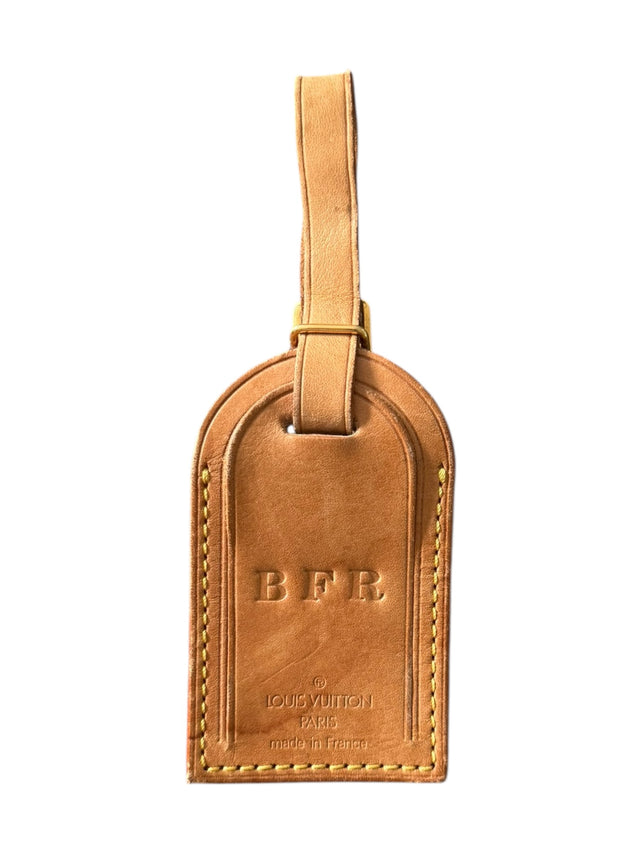 Louis Vuitton Custom Adressanhänger Kofferanhänger Taschenanhänger mit Initialen