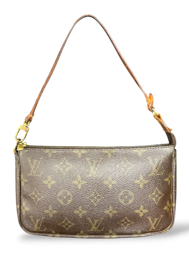 Louis Vuitton Pochette Accessoires Handtasche Monogram Braun