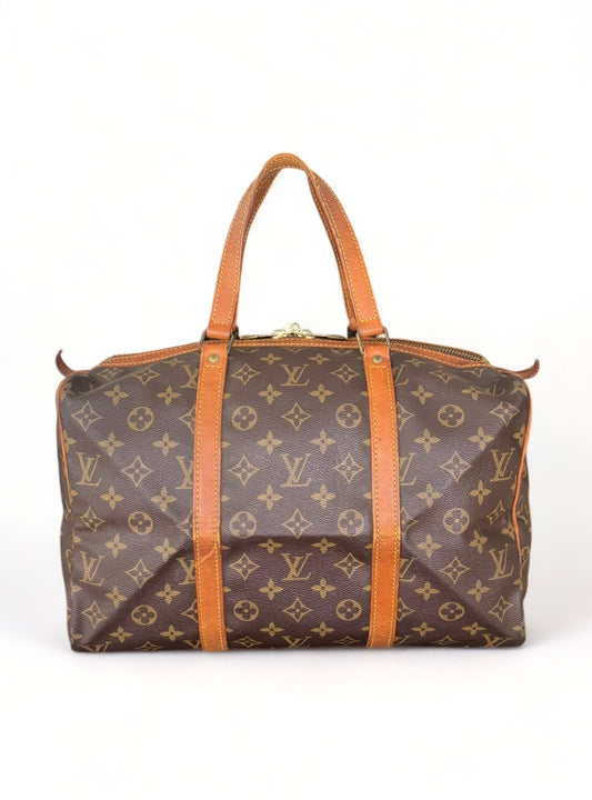 Louis Vuitton Sac Souple 35 Reisetasche Weekender Keepall Monogram Braun
