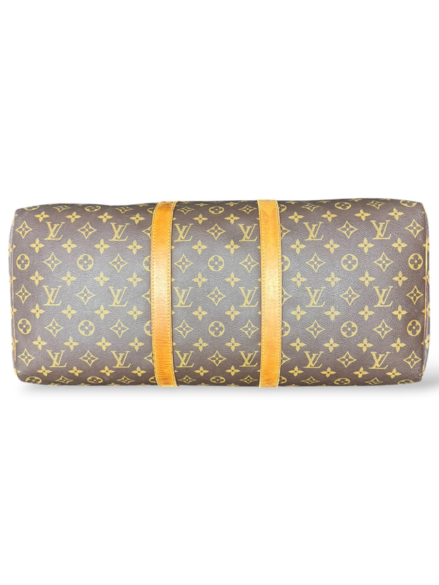 Louis Vuitton Keepall 50 Reisetasche Weekender Tasche Monogram Braun