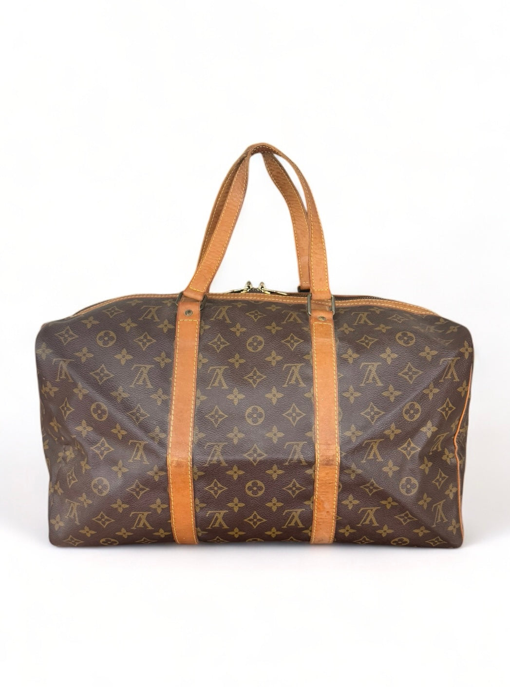 Louis Vuitton Sac Souple 45 Reisetasche Weekender Keepall Monogram Braun