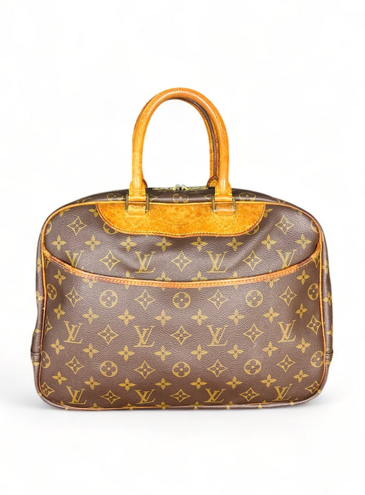 Louis Vuitton Deauville Handtasche Monogram Braun