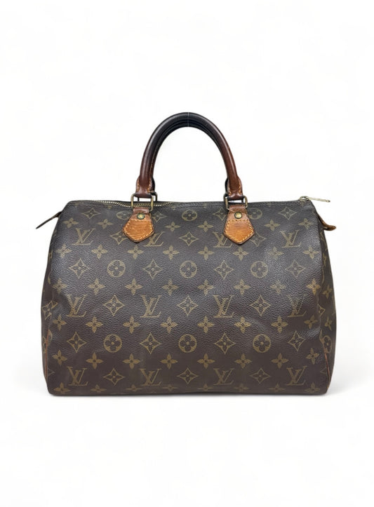 Louis Vuitton Speedy 30 Handtasche Monogram Braun