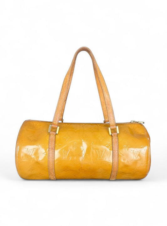 Louis Vuitton Papillon 30 Handtasche Vernis Monogram Gelb