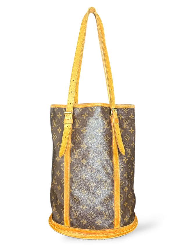 Louis Vuitton Bucket GM Handtasche Shopper Monogram Braun