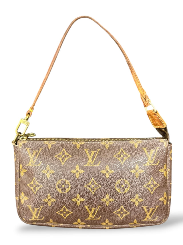 Louis Vuitton Pochette Accessoires Handtasche Monogram Braun