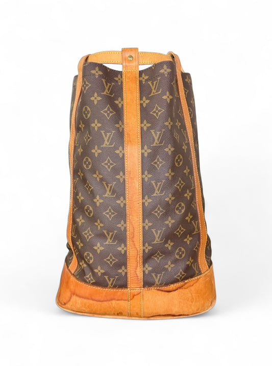 Louis Vuitton Randonnee GM Rucksack Tasche Monogram Braun