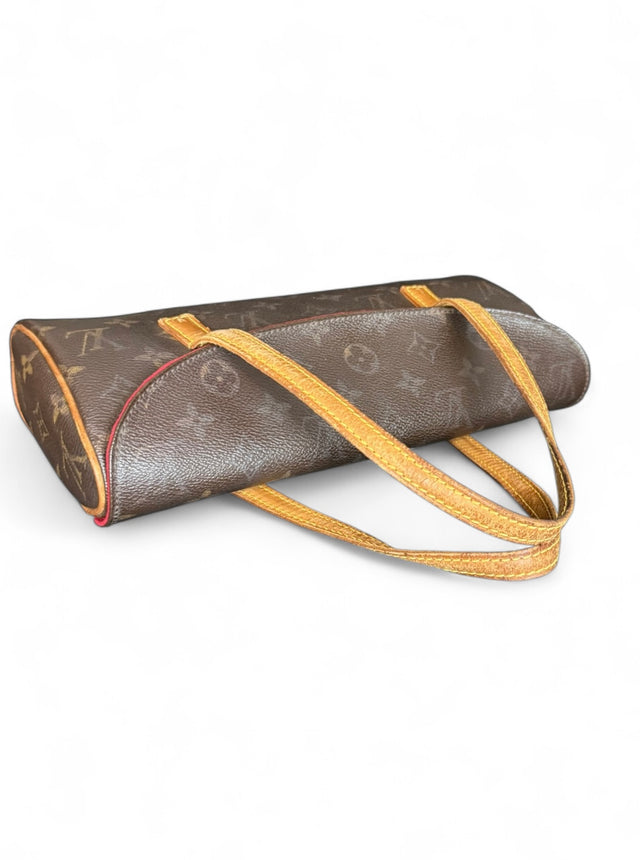 Louis Vuitton Sonatine Handtasche Clutch Pochette Monogram Braun