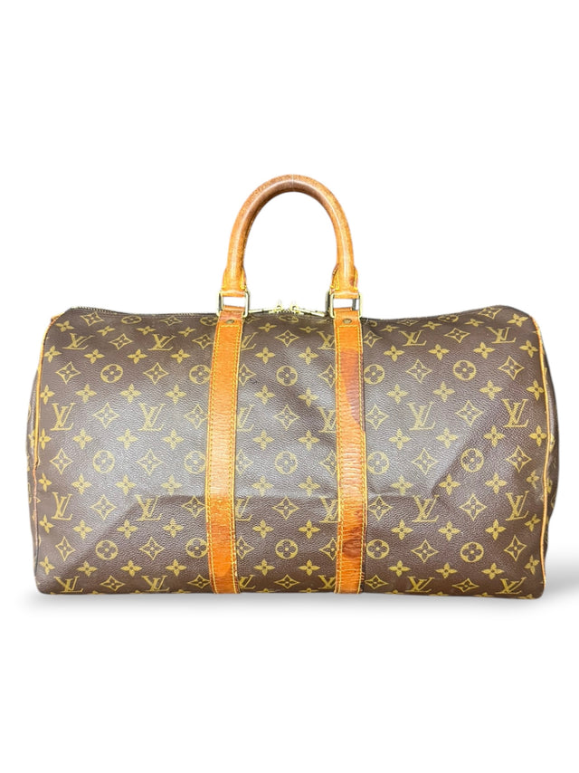 Louis Vuitton Keepall 45 Reisetasche Weekender Tasche Monogram Braun