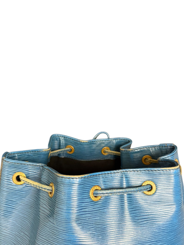 Louis Vuitton Sac Noe Petit Handtasche Epi Leder Blau