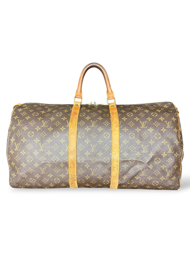 Louis Vuitton Keepall 55 Reisetasche Weekender Tasche Monogram Braun
