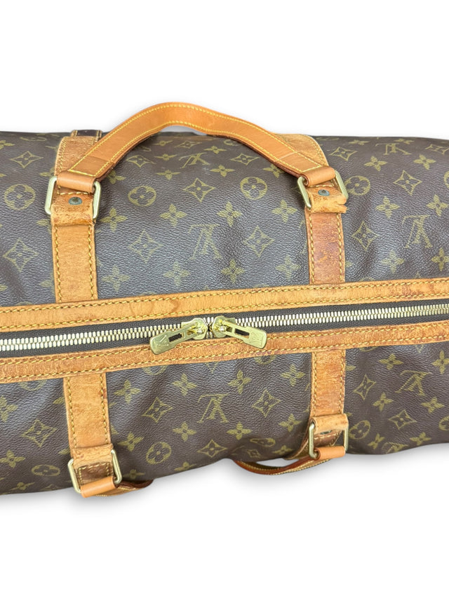 Louis Vuitton Sac Souple 55 Reisetasche Weekender Keepall Monogram Braun