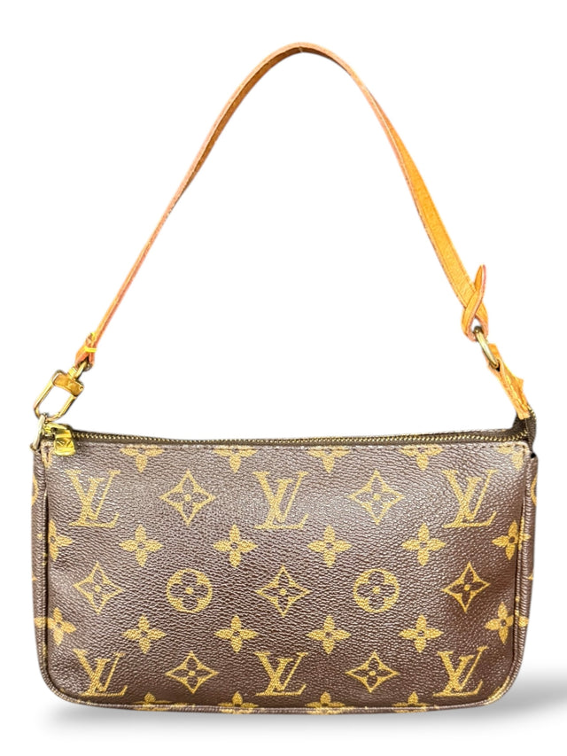 Louis Vuitton Pochette Accessoires Handtasche Monogram Braun