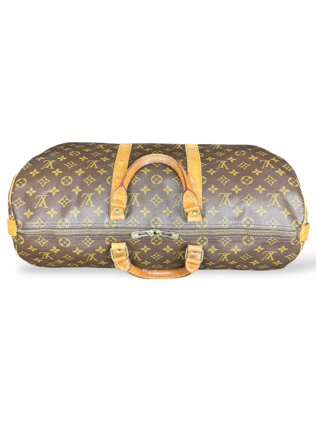Louis Vuitton Keepall 50 Reisetasche Weekender Tasche Monogram Braun