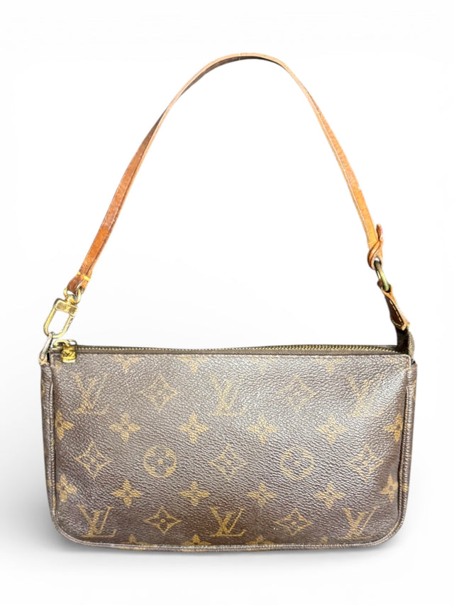 Louis Vuitton Pochette Accessoires Handtasche Monogram Braun