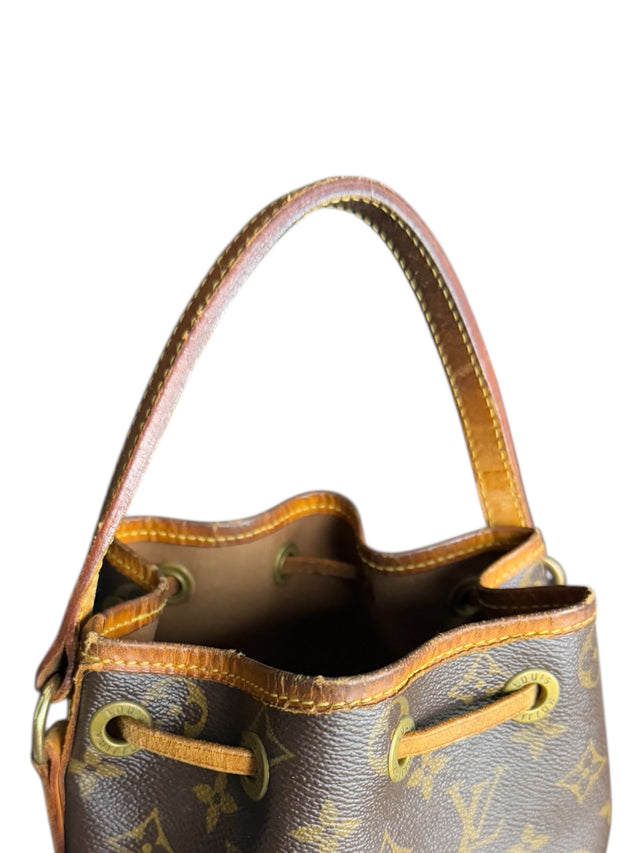 Louis Vuitton Nano Mini Sac Noe Grande Handtasche Monogram Braun
