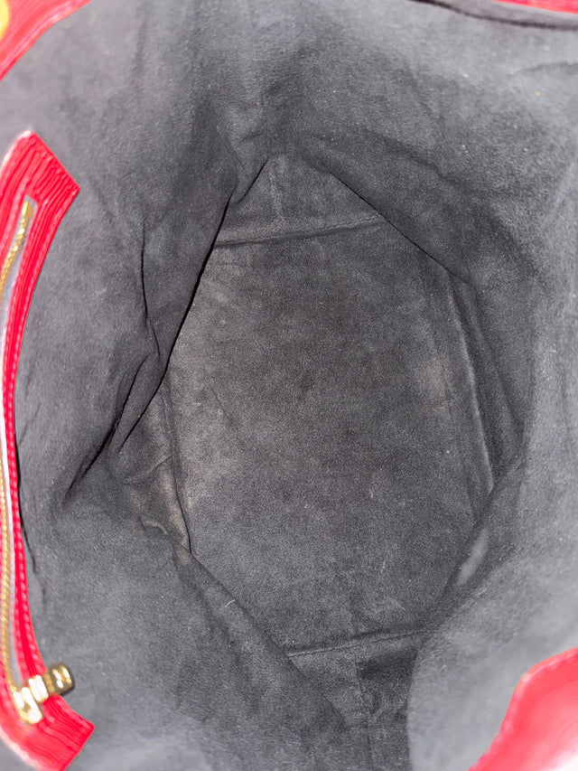 Louis Vuitton Sac Noe Petit Handtasche Epi Leder Rot