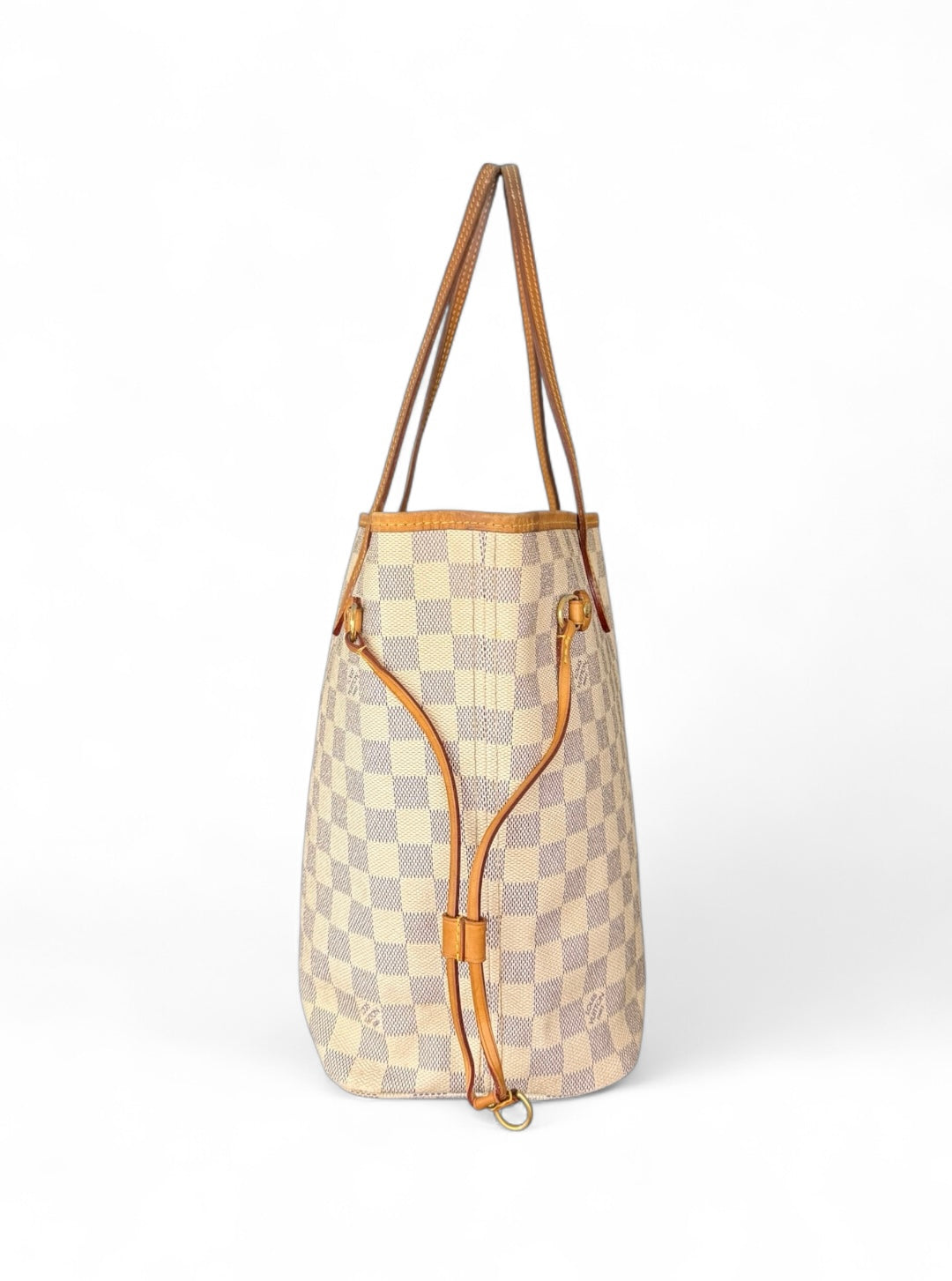 Louis Vuitton Neverfull MM Handtasche Shopper Damier Azur